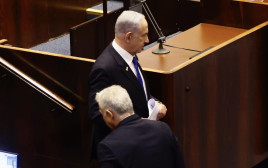 בנימין נתניהו, יאיר לפיד (צילום: מארק ישראל סלם)