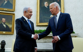 ג'ו ביידן ובנימין נתניהו (צילום: Reuters/ELIZABETH FRANTZ)