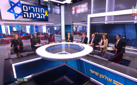 אולפן שישי (צילום: צילום מסך חדשות 12)
