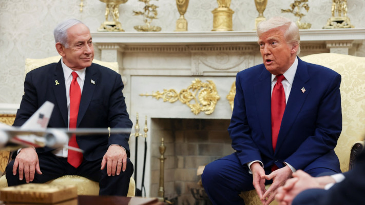 דונלד טראמפ, בנימין נתניהו (צילום: רויטרס)