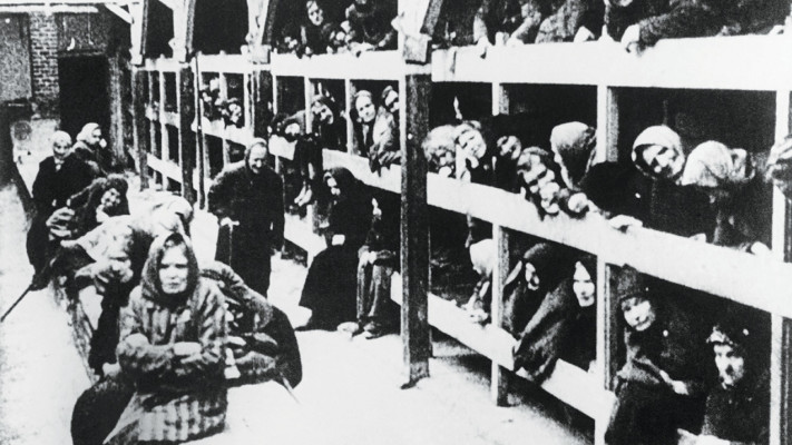 שחרור אושוויץ ב1945 (צילום: AFP via Getty Images)