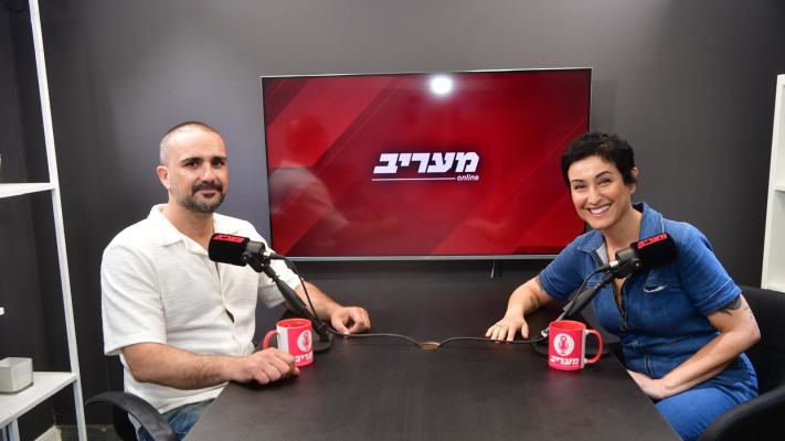 אבי שושן ונטלי עטיה (צילום: אבשלום ששוני)