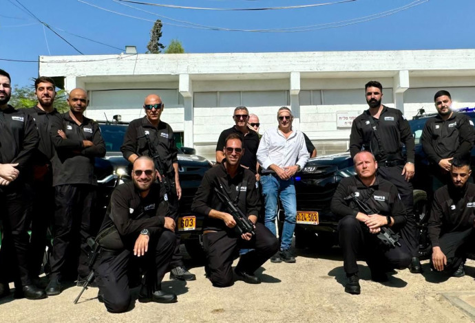 יחידת ביטחון יישובית חדשה בעומר (צילום:  מועצה מקומית עומר)